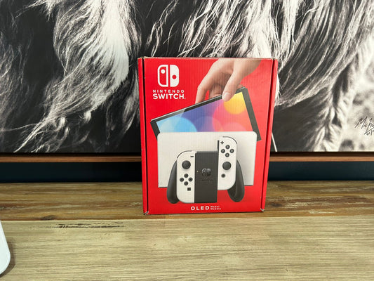 Nintendo Switch OLED with black cover + 1 Game included (NO BOX)