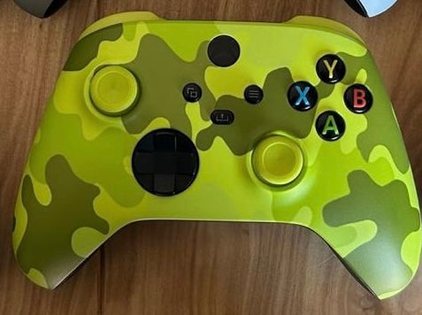 Xbox series controller camouflage faceplates
