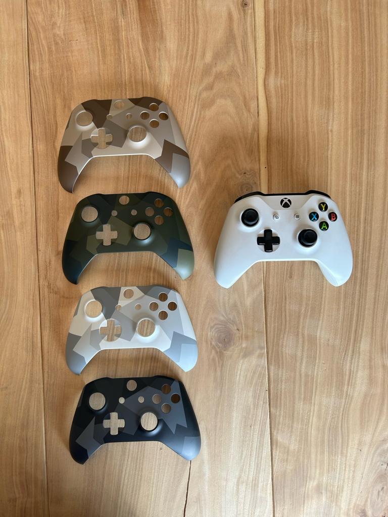 Xbox one s controller camouflage faceplates