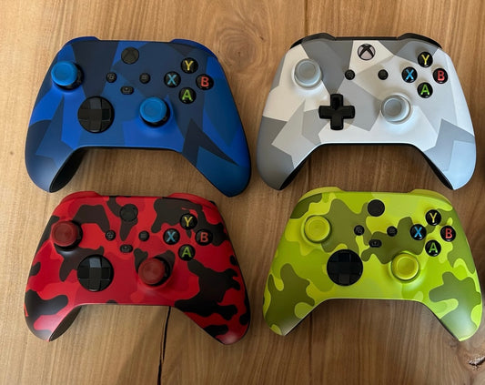 Xbox series controller camouflage faceplates